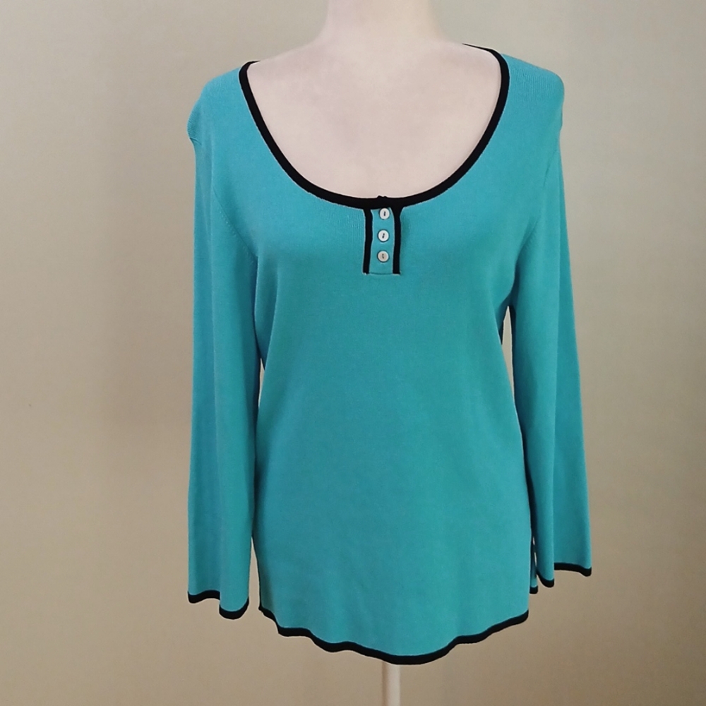 2/$15 Pointelle Ribbed Pullover Sweater